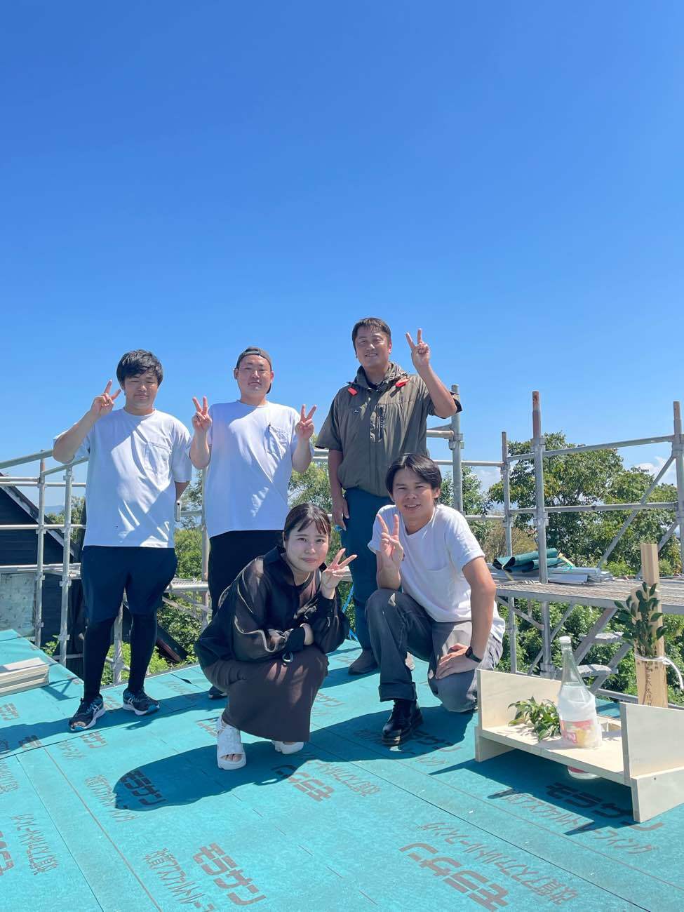 N邸上棟式